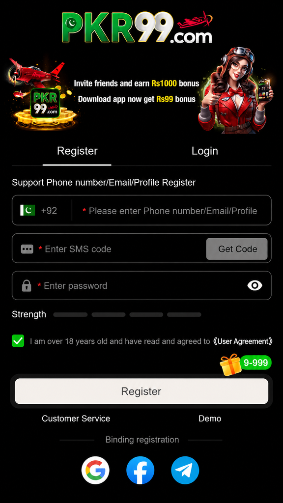 PKR99 Game Registration