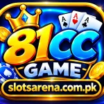 81CC Game logo with slotsarena.com.pk